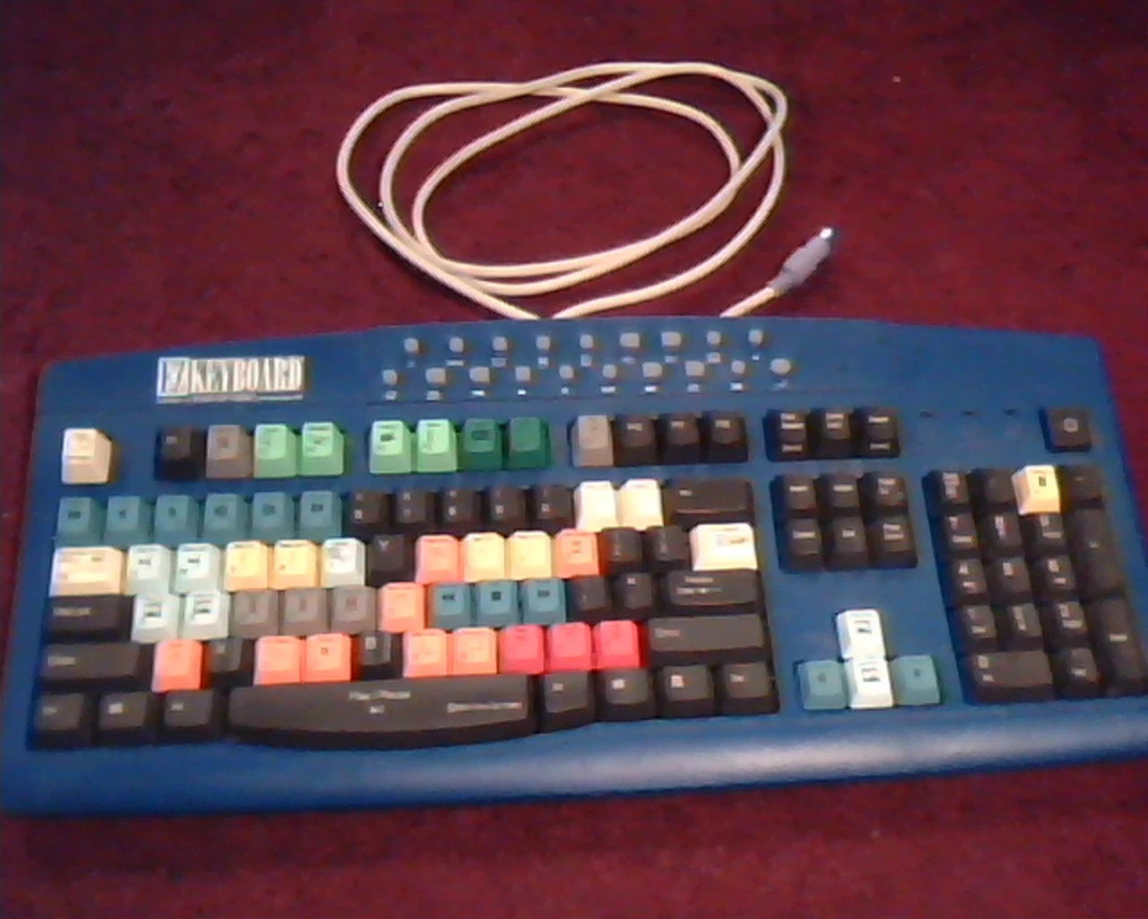 EZ keyboard multi color Post-Op video ACK-280 - nice condition
