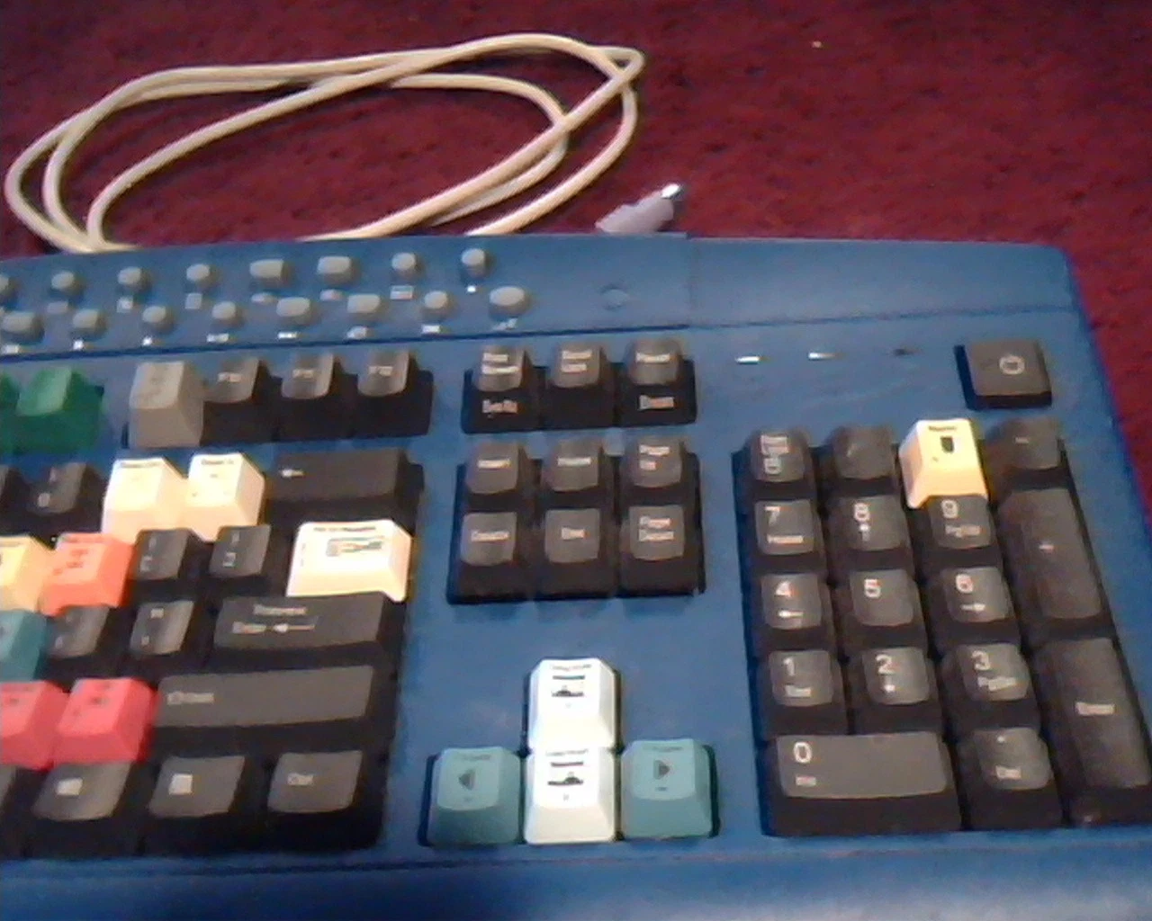 EZ keyboard multi color Post-Op video ACK-280 - nice condition - image 3