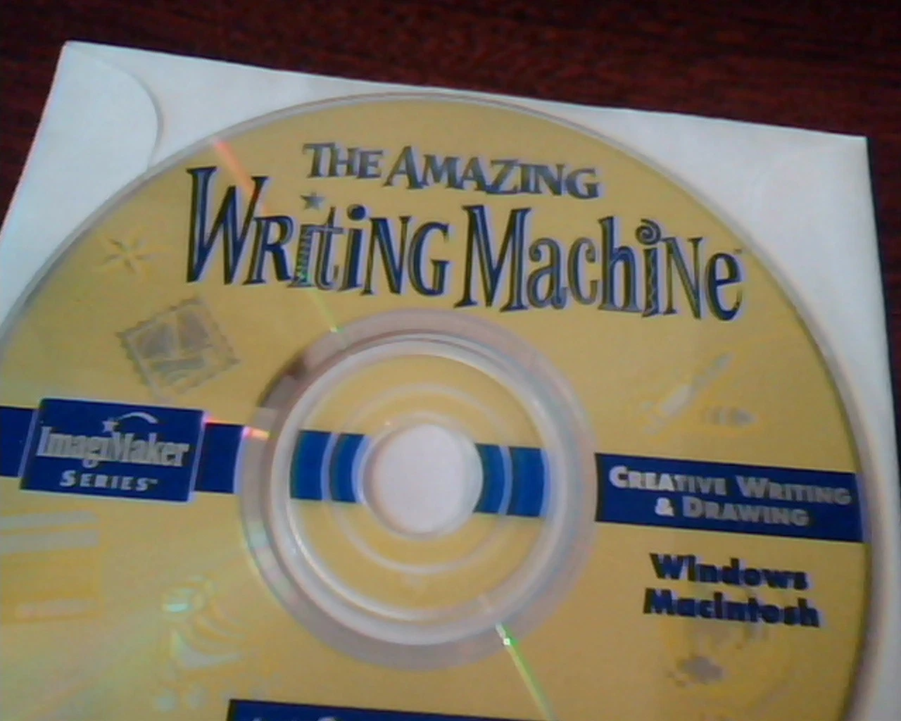 CD The Amazing Writing Machine ImagiMaker Broderbund Dreative Drawing Mac Win - image 2