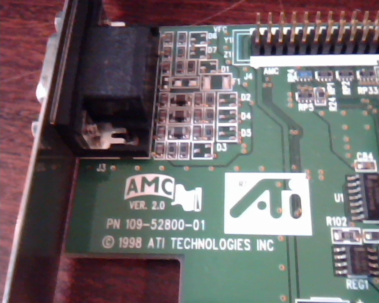 AGP card ATI AMC 109-52800-01 Ver 2.0 102581000 028395 E69038 Rage Video - image 4