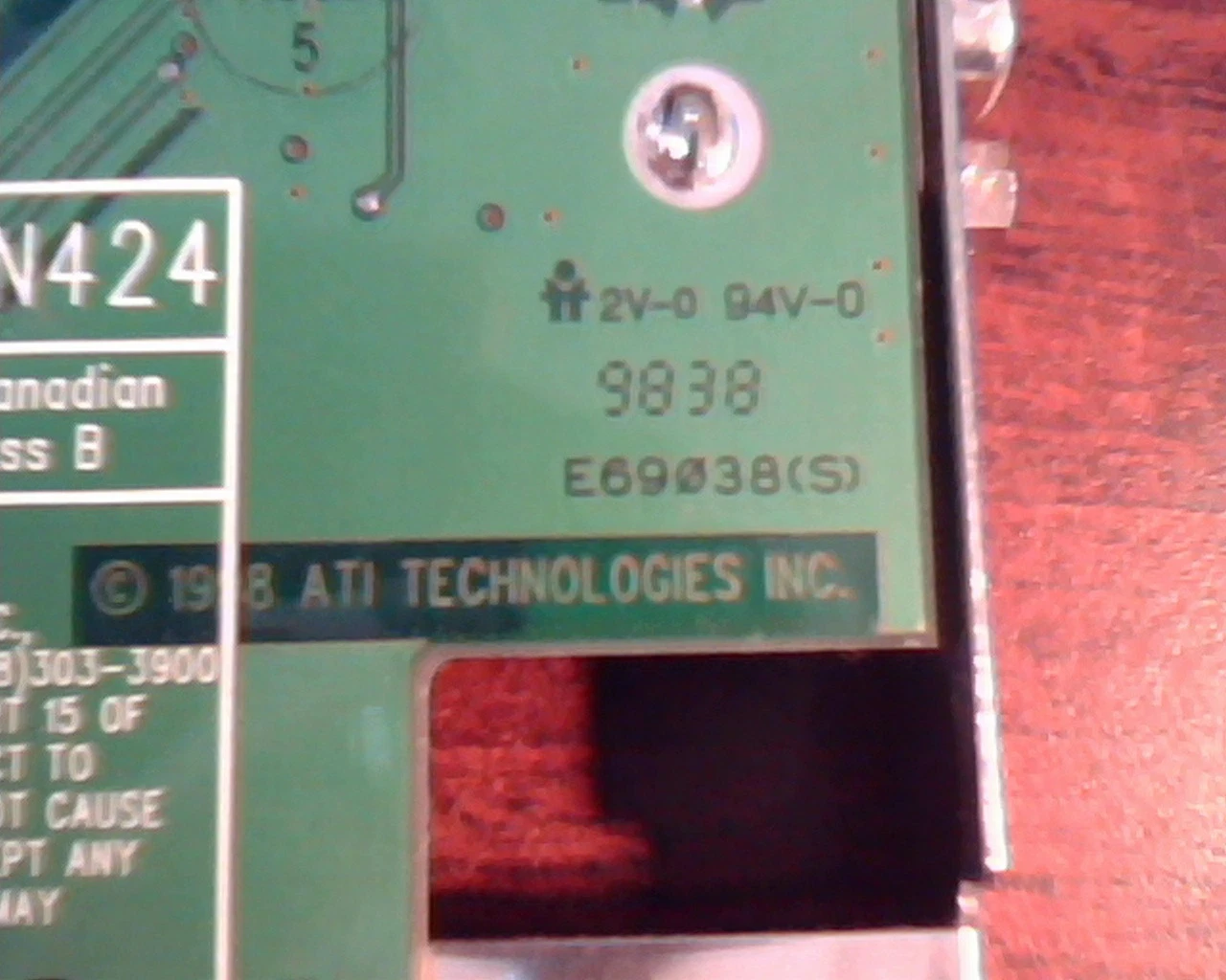 AGP card ATI 109-49800-10 1024980511530193 N424 E69038 Video Rage Pro Turbo - image 6