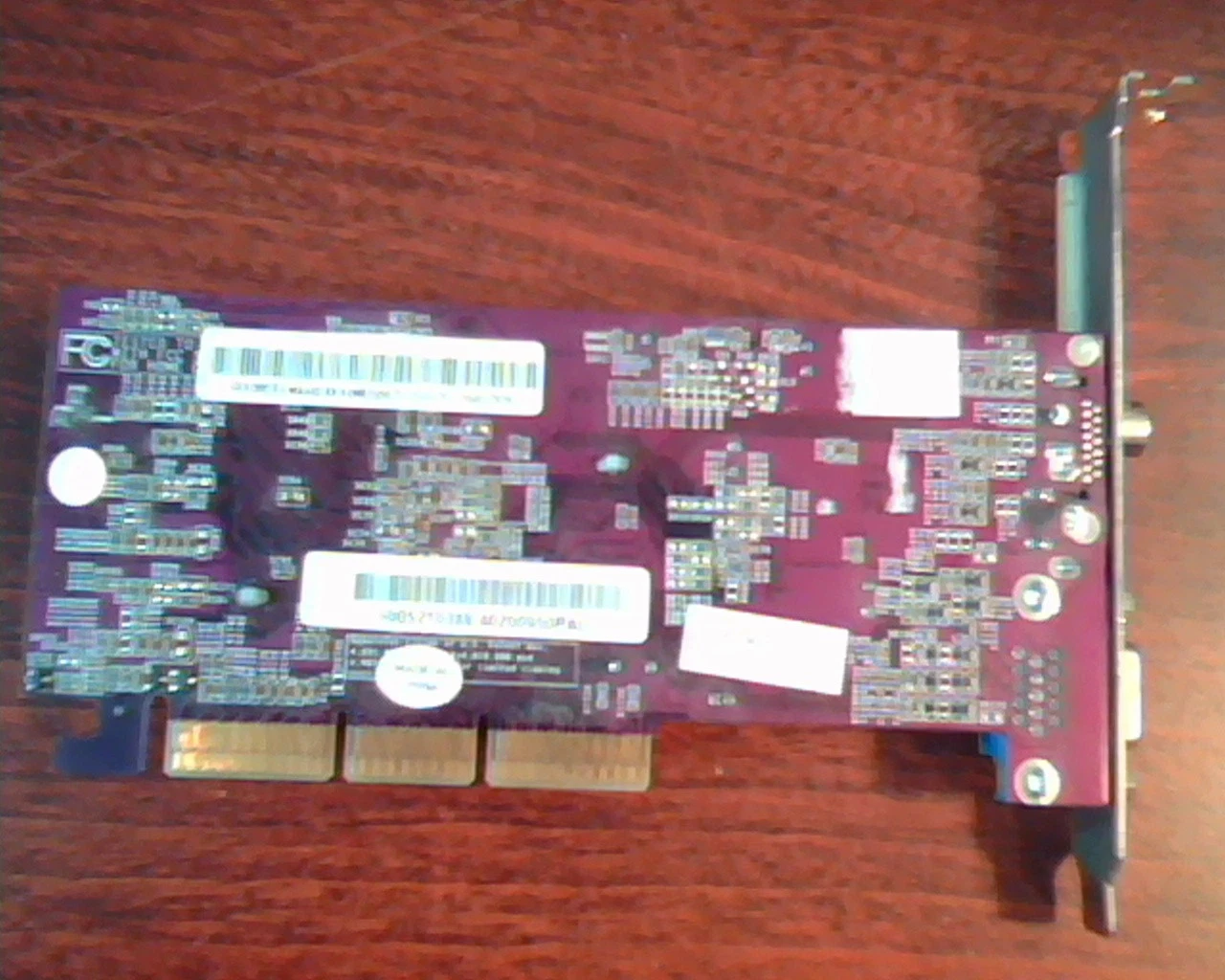 Video Graphics Card AGP GeForce 4 MX440 8X 64MB DDR TV-out 73CT 104017829AV VGA - image 3