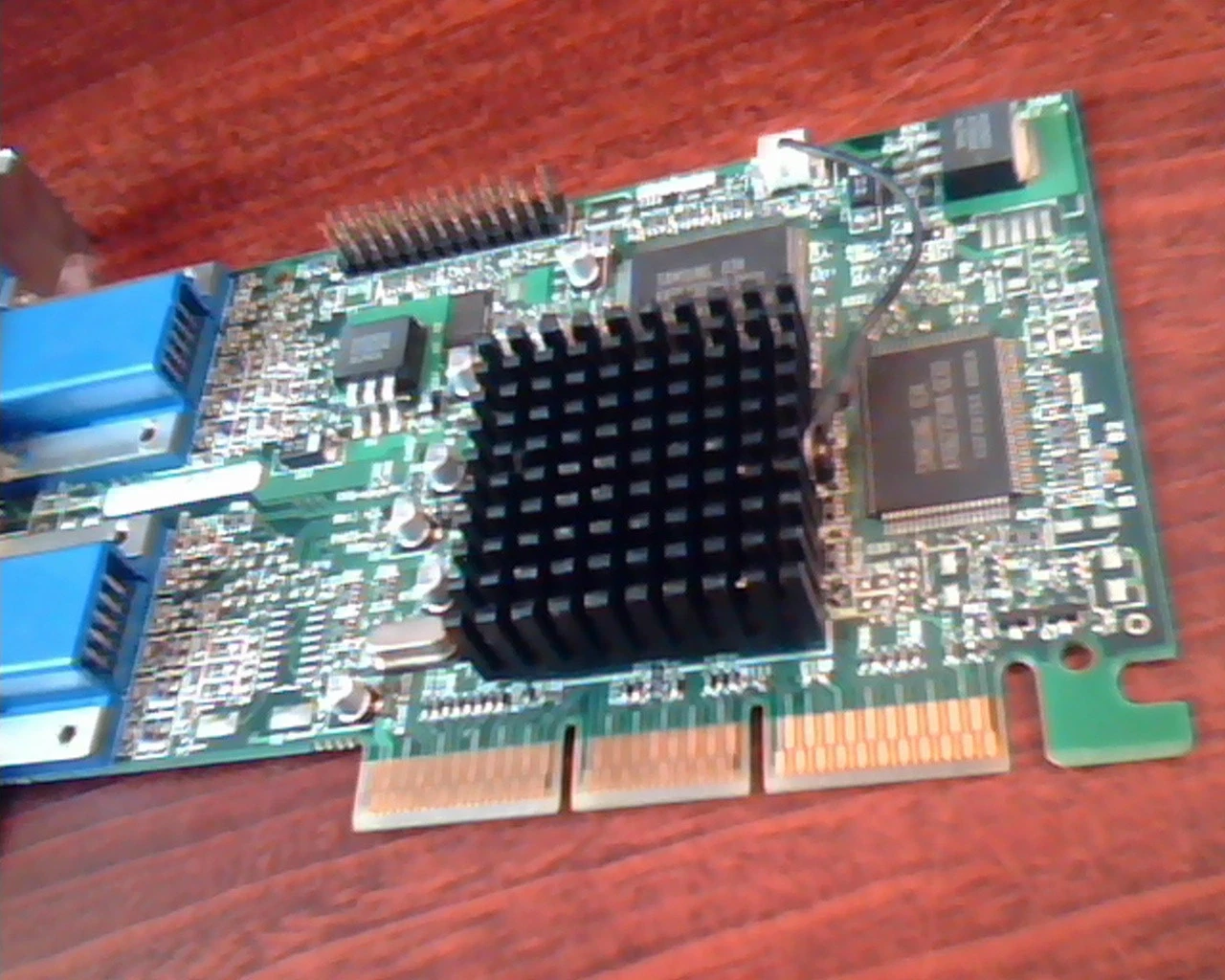 AGP card Maxtrox 971-0301 Rev A MGI G45+MDHA16D Dual VGA Video 16MB - image 2