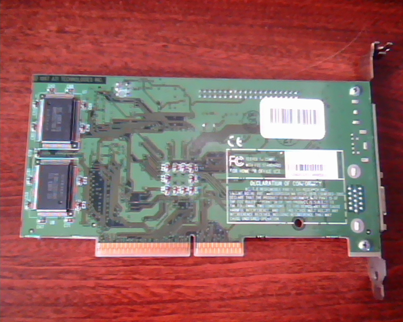 AGP card ATI 3D Rage Pro 2X 109-40200-01 1024021700 VGA AMC 2.0 - image 5