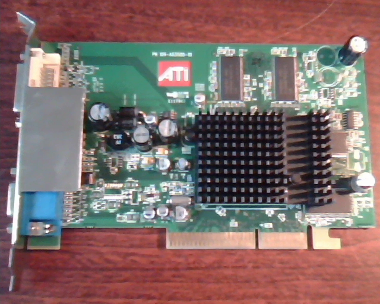 AGP card ATI Radeon 9550 256M 109-A03500-10 102A0352710 DVI VGA Video