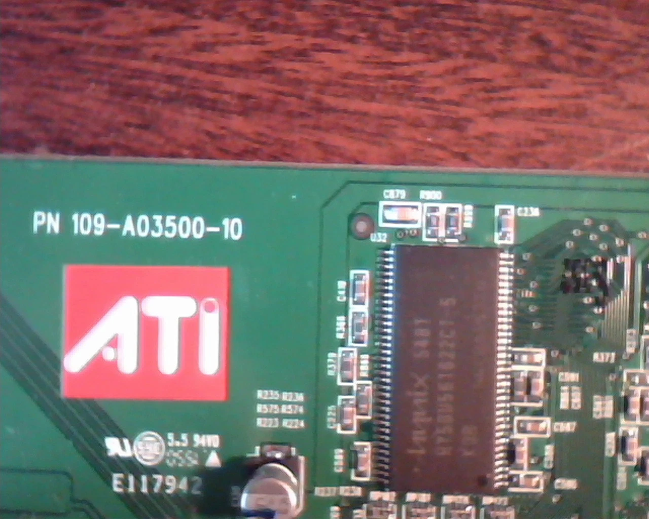 AGP card ATI Radeon 9550 256M 109-A03500-10 102A0352710 DVI VGA Video - image 2