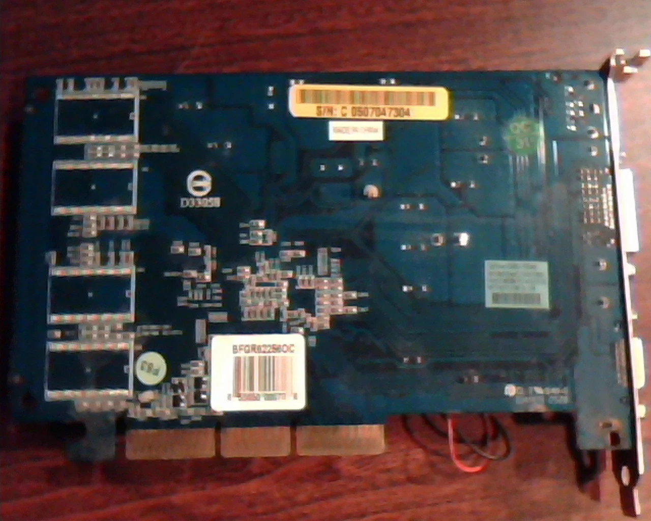 AGP card GeForce 6200A D256M BFGR62256OC 32M MT46V DVI VGA S-Video - image 5