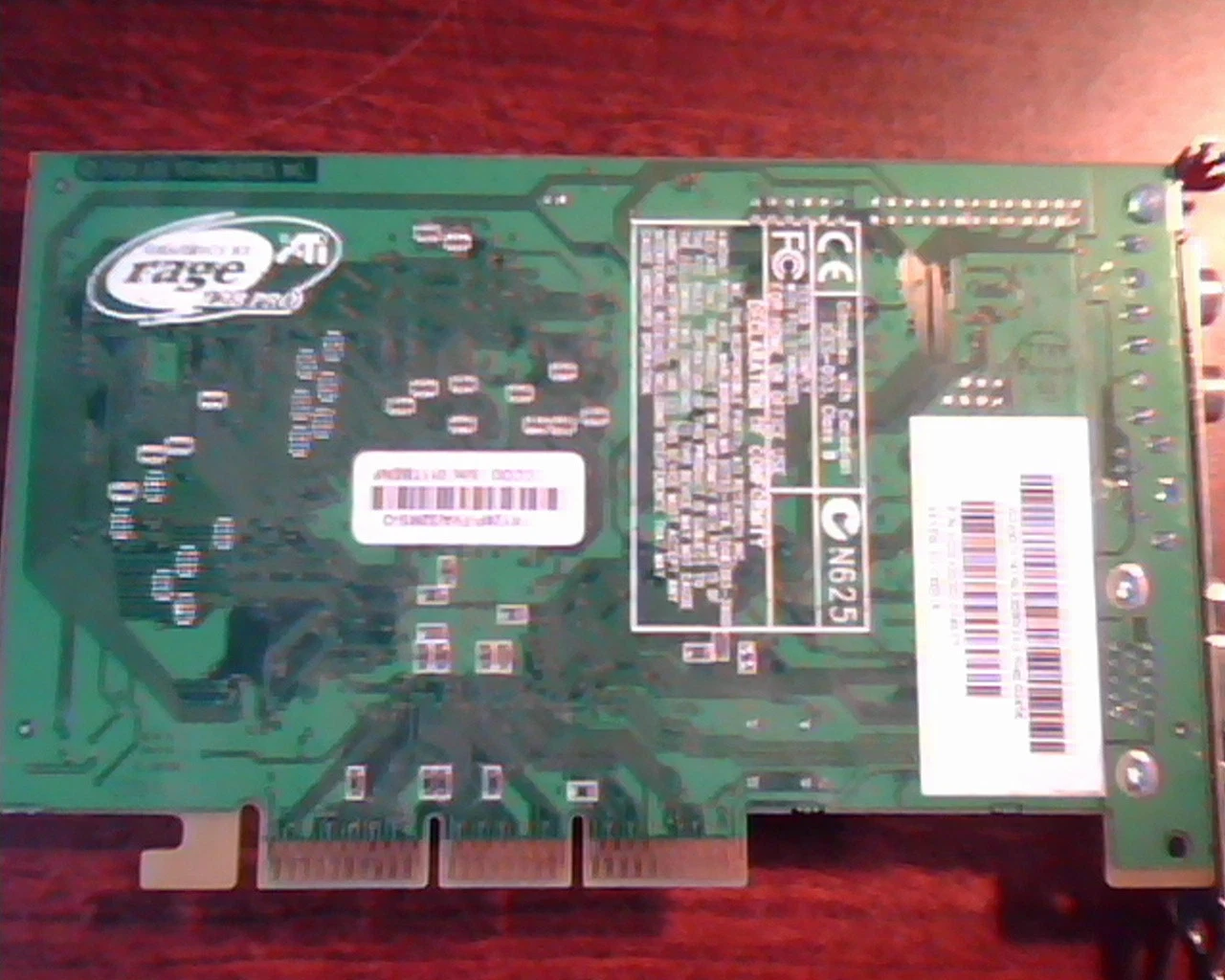 AGP card ATI Rage 128 Pro 109-63200-01 R128P-TVA 32MS-O 1026320202 VGA S-Video - image 6