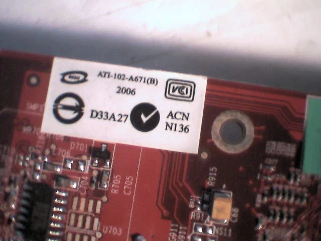 HP ATI Radeon X1600 XT 256MB Graphics Card PCI-e DVI-I 419543-001 109-A67131-00 - image 8