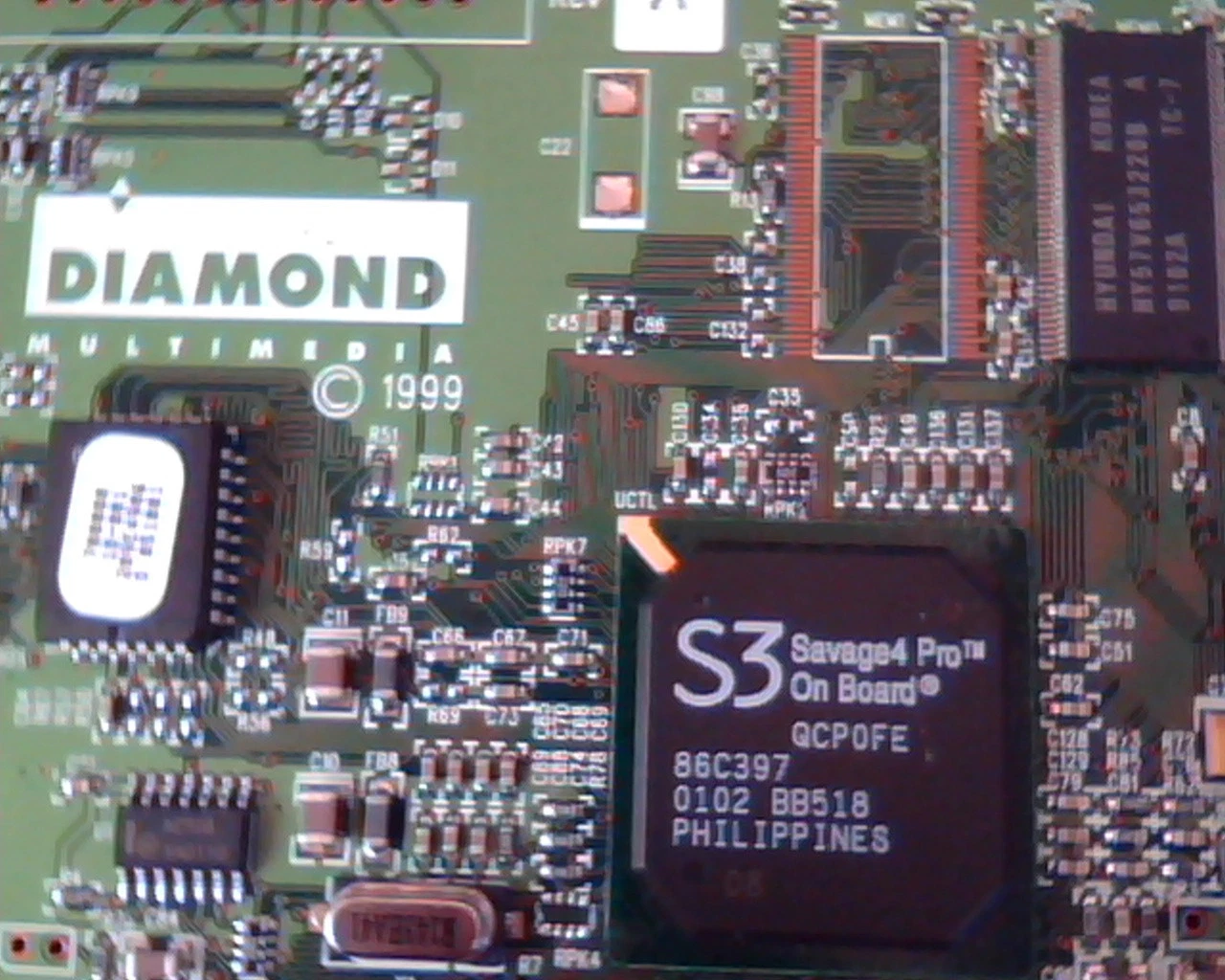 AGP card Diamond Multimedia S3 Savage4 Pro 10K2940 22030570-001 VGA - image 2