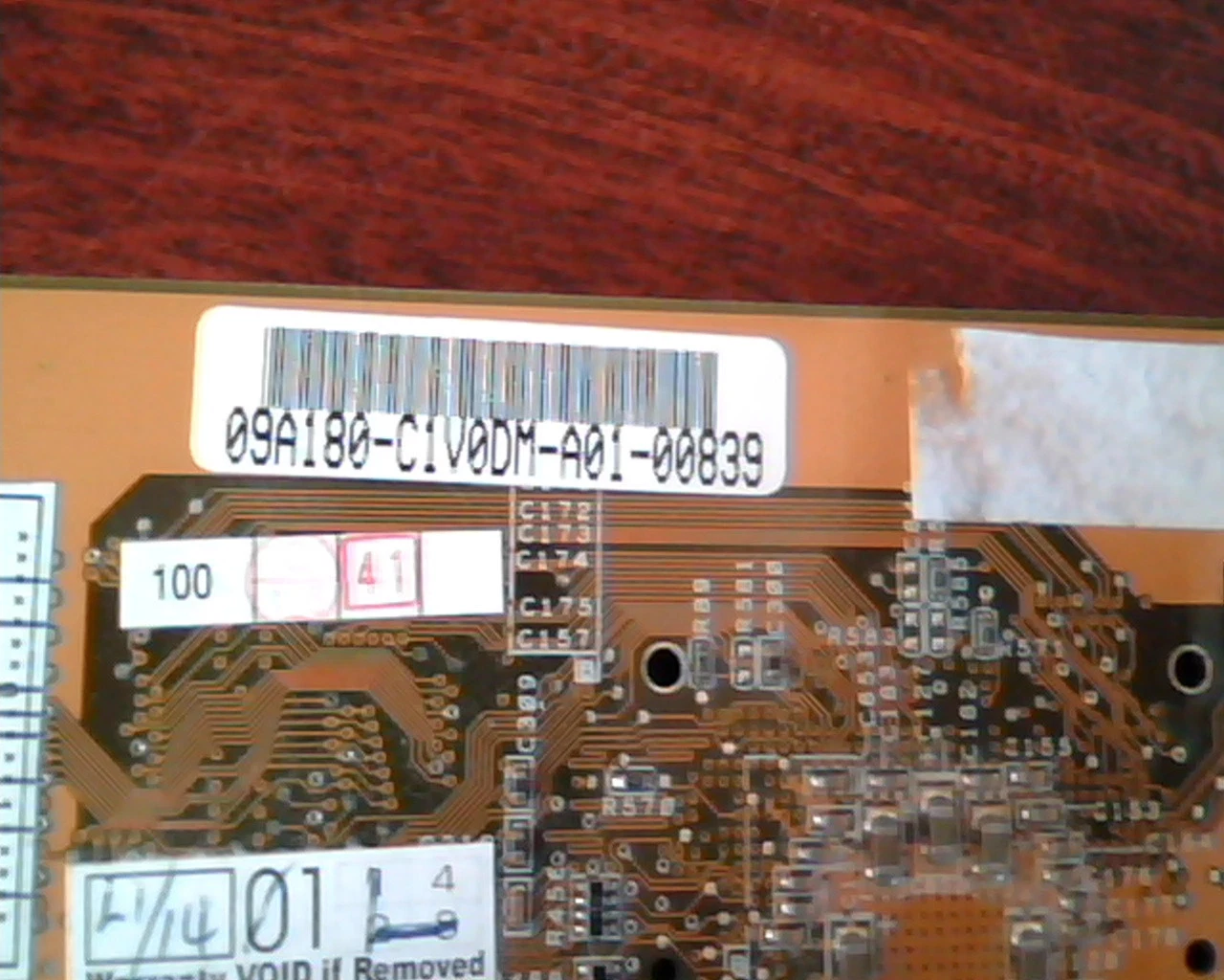 AGP card ASUS AGP-V7100 (T) SD 2MX32 09A180-C1V0DM-A01-00839 VGA - image 3