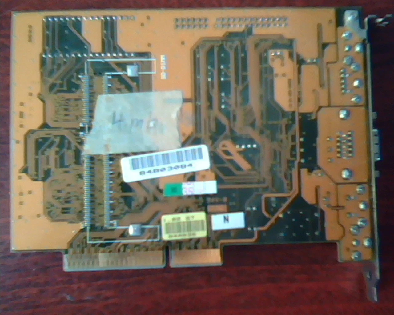 AGP card ASUS AGP-V264GT3 Rev 1.02 S-Video 84803084 4MB VGA DVI1201 - image 3
