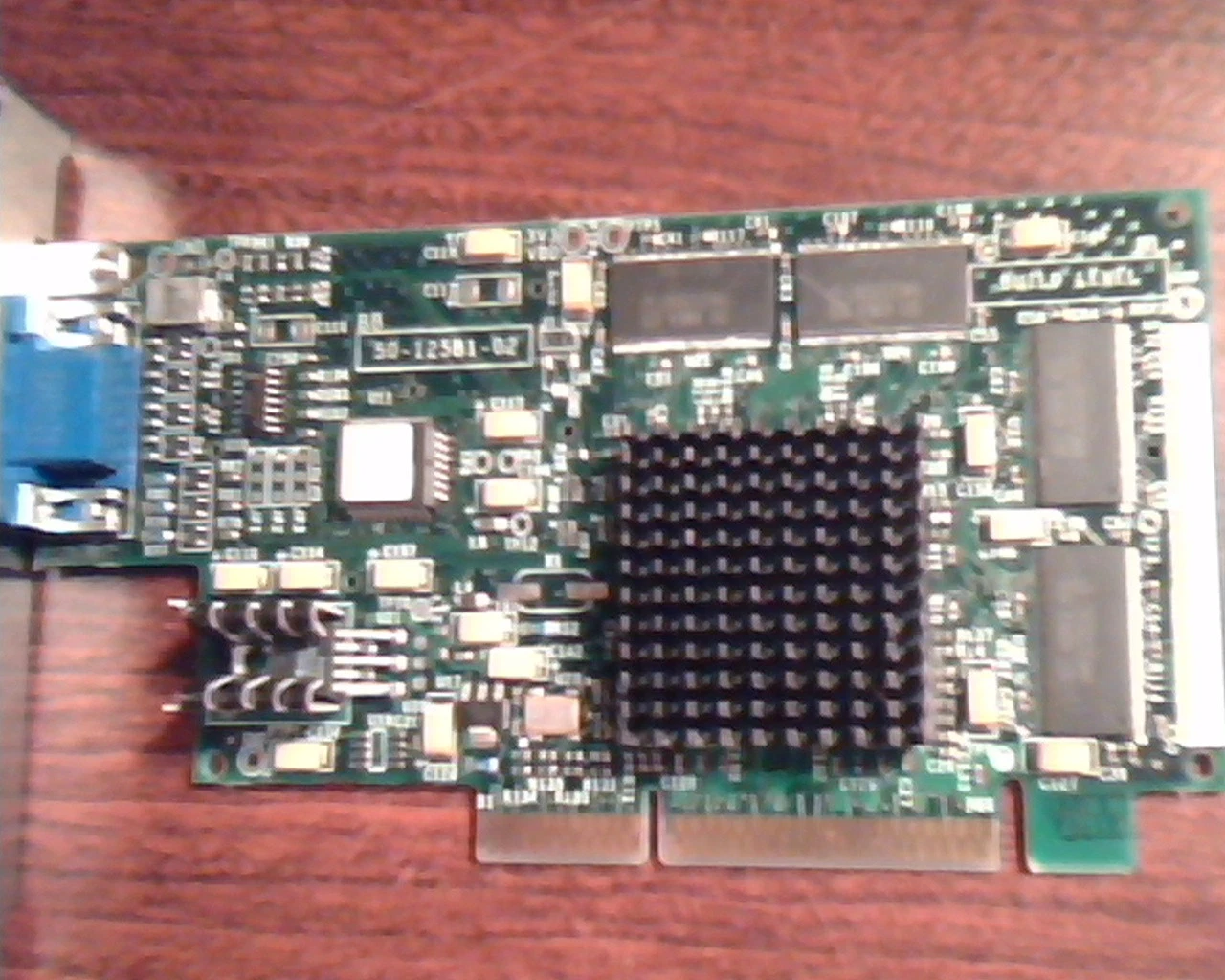 AGP card 3DLabs Parmedia3 Create! 50-125B1-02 PCB125B1 Rev B02 VGA