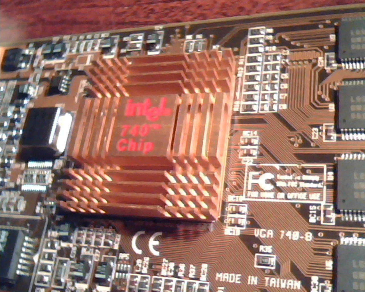 AGP card Intel 740 Chip 9809 740-8C 02869 VGA B9620 VGA 740-8 28F1000CQC-90C4 - image 2
