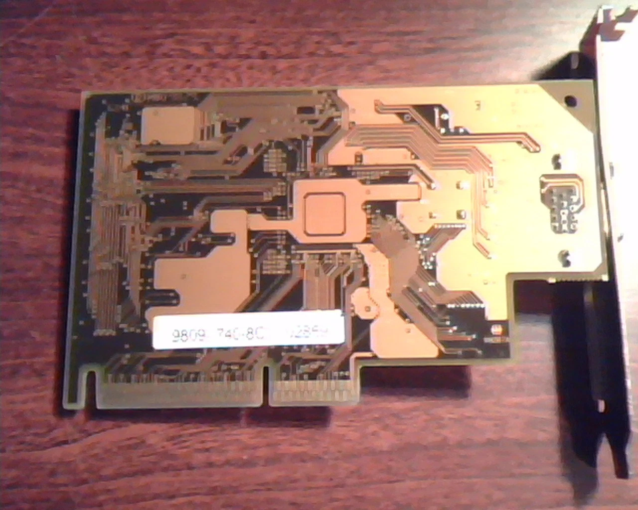 AGP card Intel 740 Chip 9809 740-8C 02869 VGA B9620 VGA 740-8 28F1000CQC-90C4 - image 3