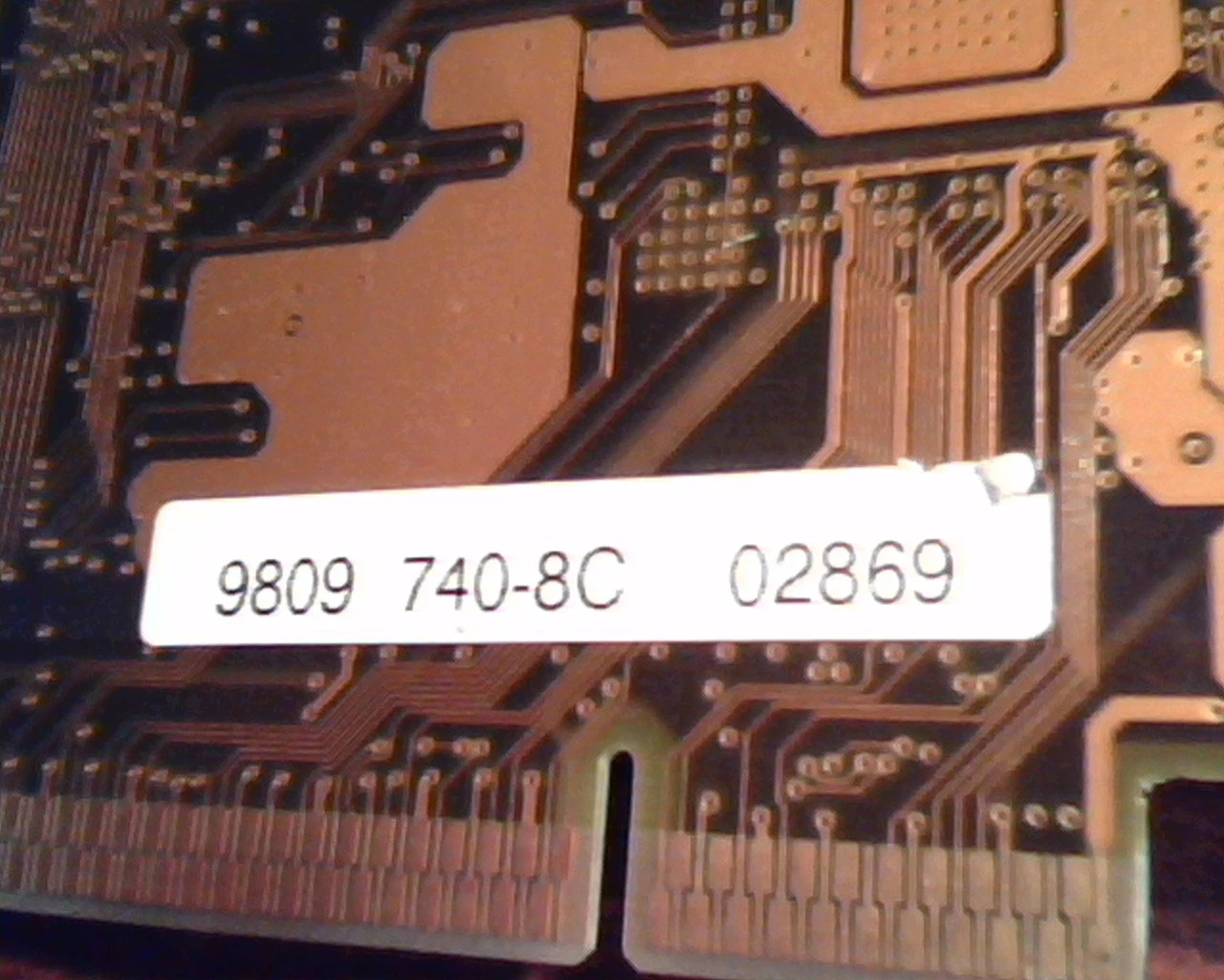 AGP card Intel 740 Chip 9809 740-8C 02869 VGA B9620 VGA 740-8 28F1000CQC-90C4 - image 4