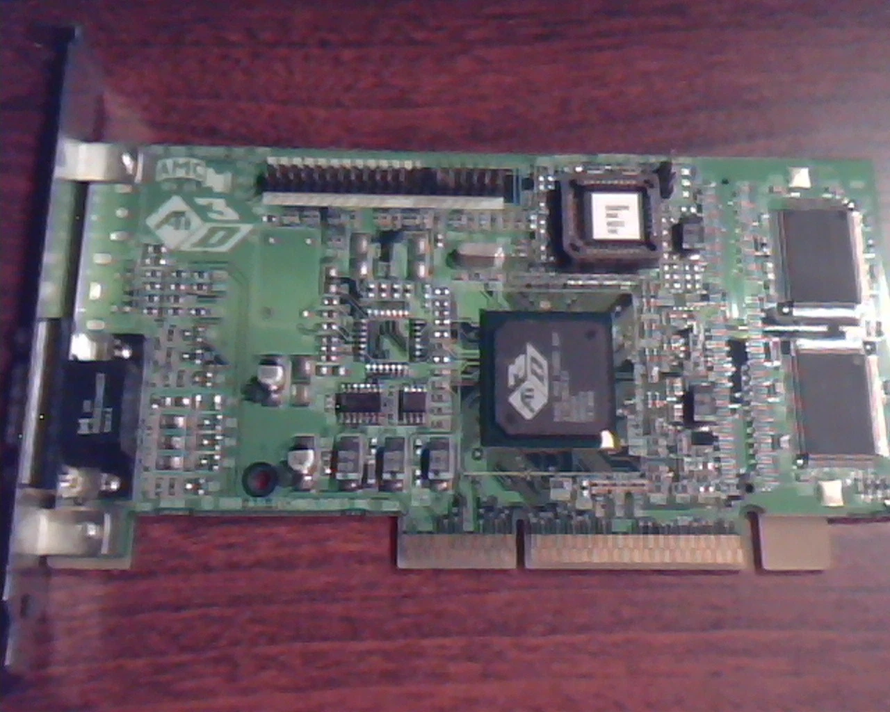 AGP card ATI Rage Pro Turbo 109-40200-20 3D AMC 2.0 1024022723530571 RagePr VGA