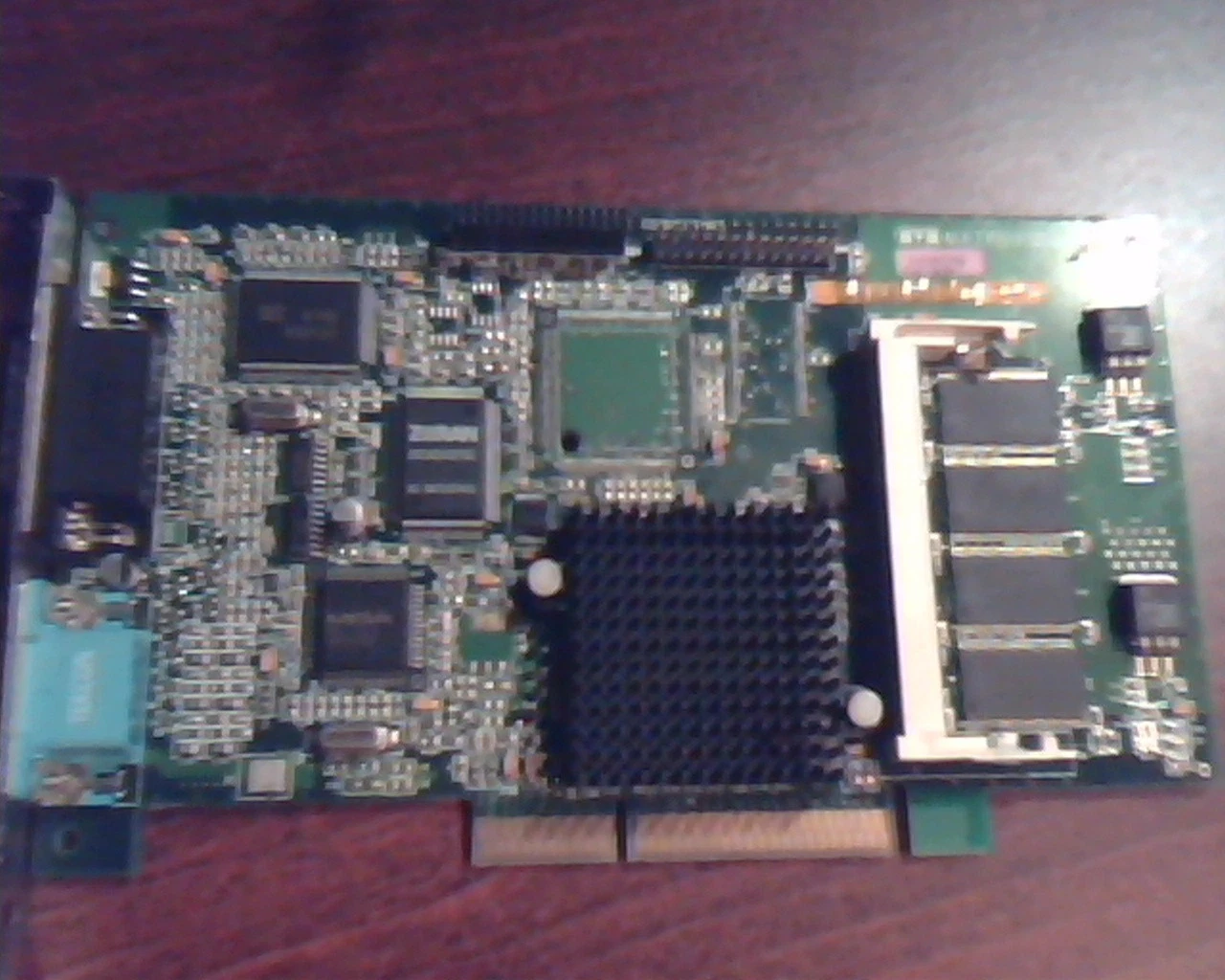 AGP card Matrox 818-01 Rev B MGI G2+/MVTA/8C VGA Video ZR36060PQC