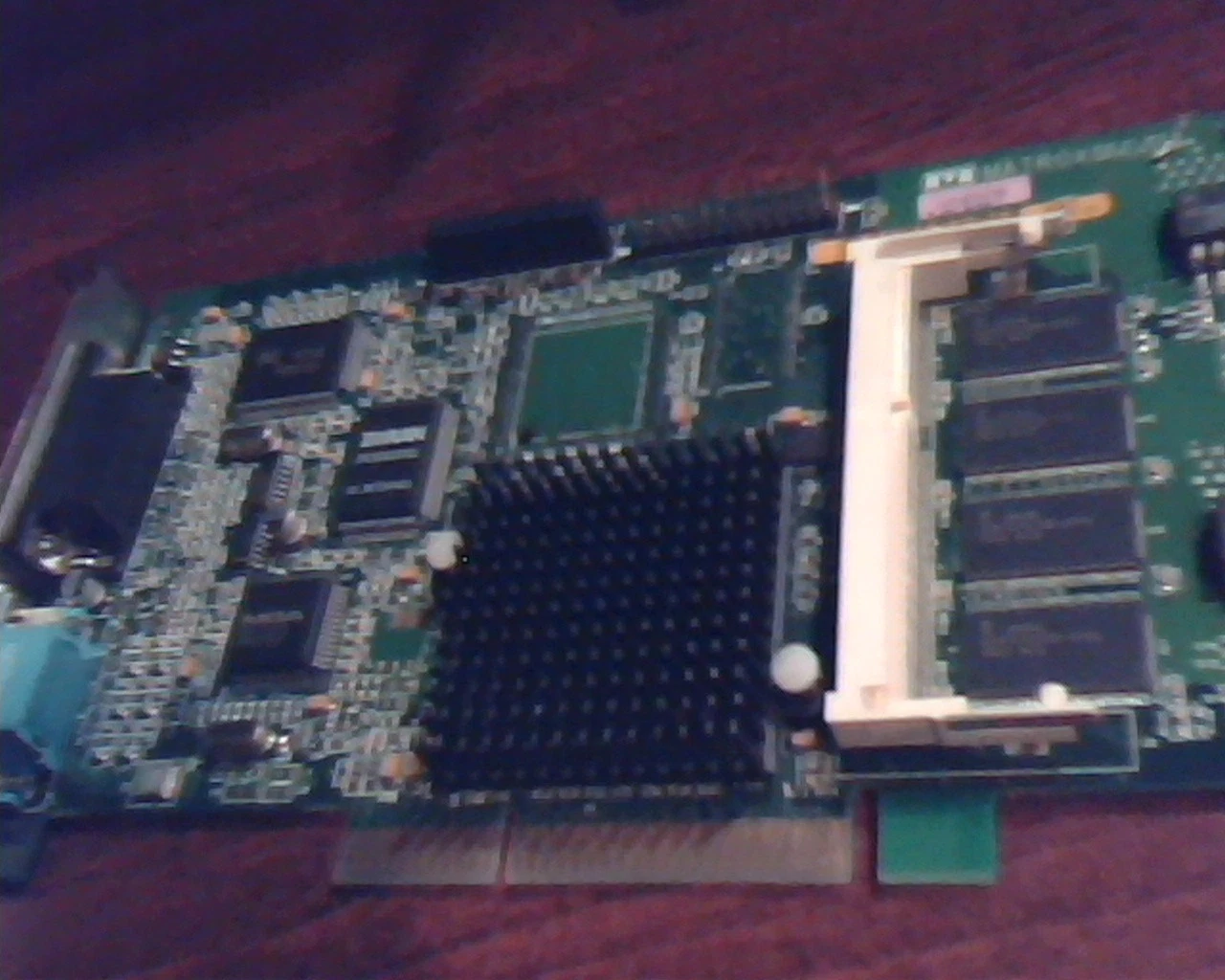 AGP card Matrox 818-01 Rev B MGI G2+/MVTA/8C VGA Video ZR36060PQC - image 3