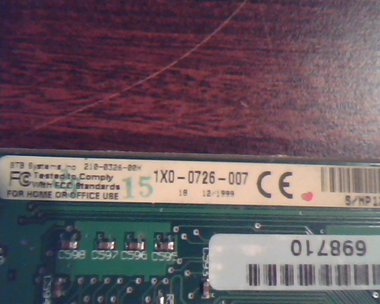 AGP card STB Systems Velocity 128 210-0326-00X 1X0-0726-007 VGA Video NO-TV/95 — image 4