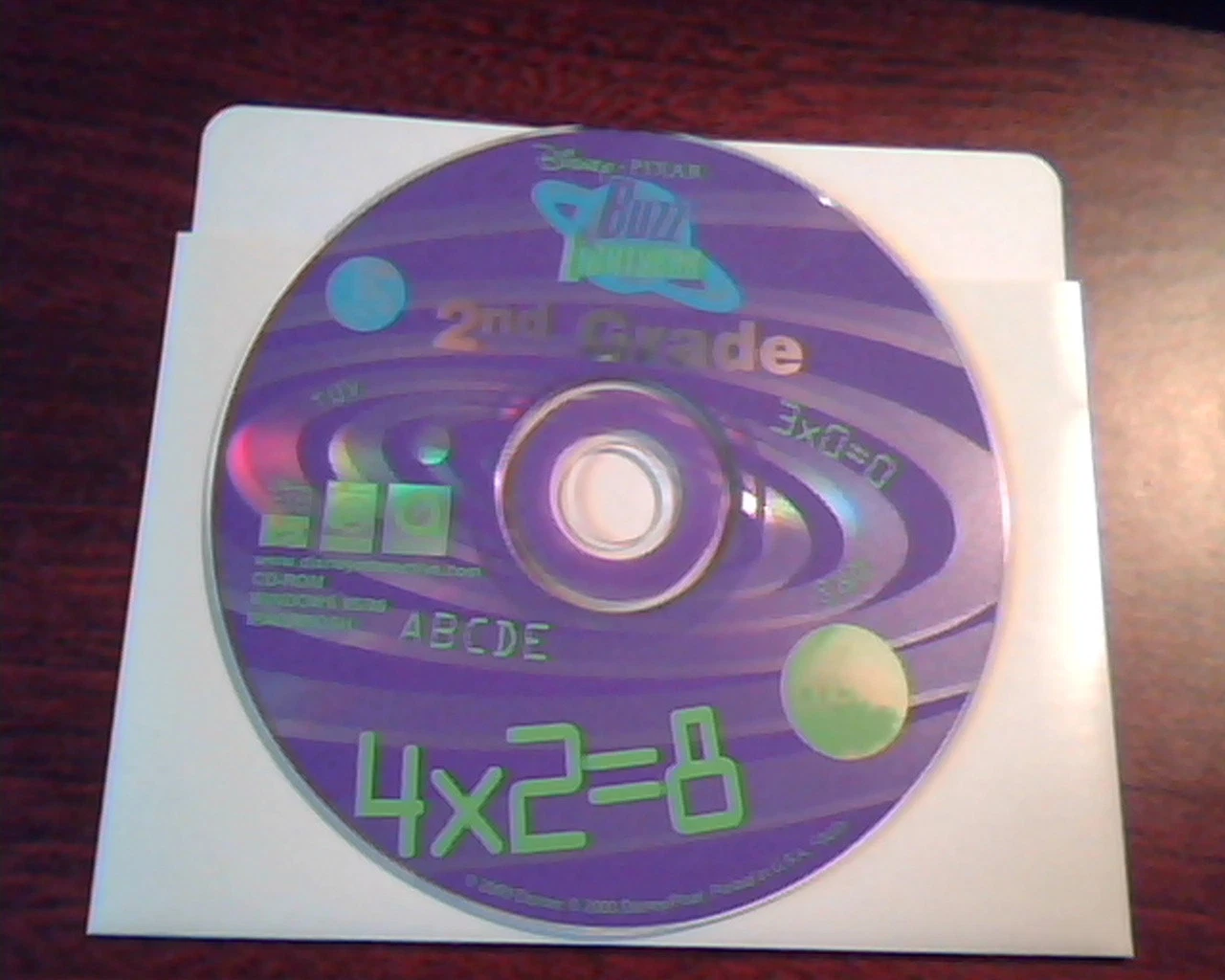 CD Disney Pixar Buzz Lightyear 2nd Grade Program Windows Macintosh Games