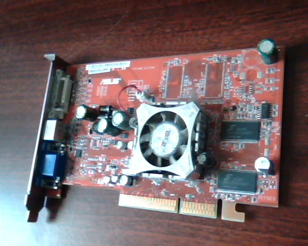 AGP card ASUS A9550 128M A9550/TD/N/128M/A DVI VGA TV
