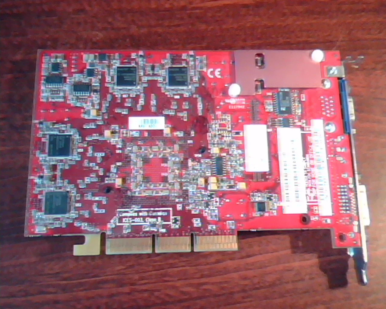 AGP card ATI Radeon 109-94200-30 Rev A02 1029421933 DVI TV VGA - image 4