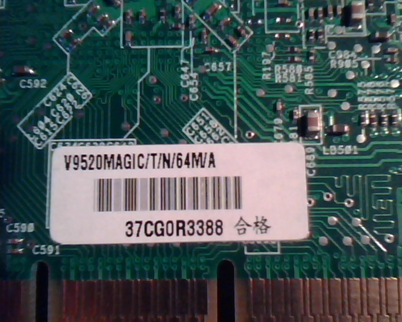 AGP card ASUS V9520Magic T 64M 0351109-A01-01483 NTSC VGA S-Video Comp-out - image 5