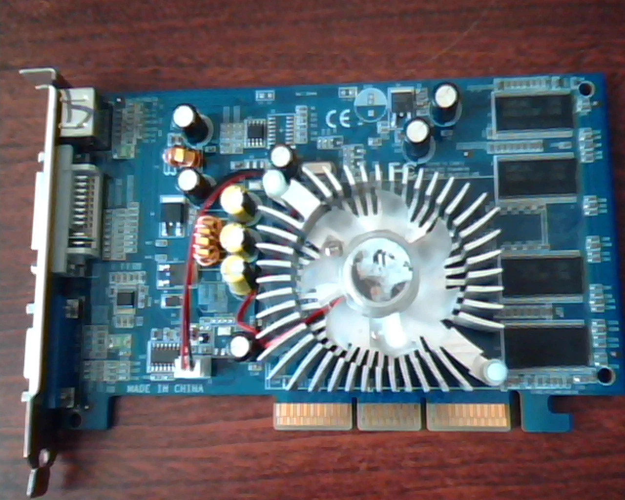 AGP card GeForce 6200A D128M BFGR6200OC DVI VGA TV