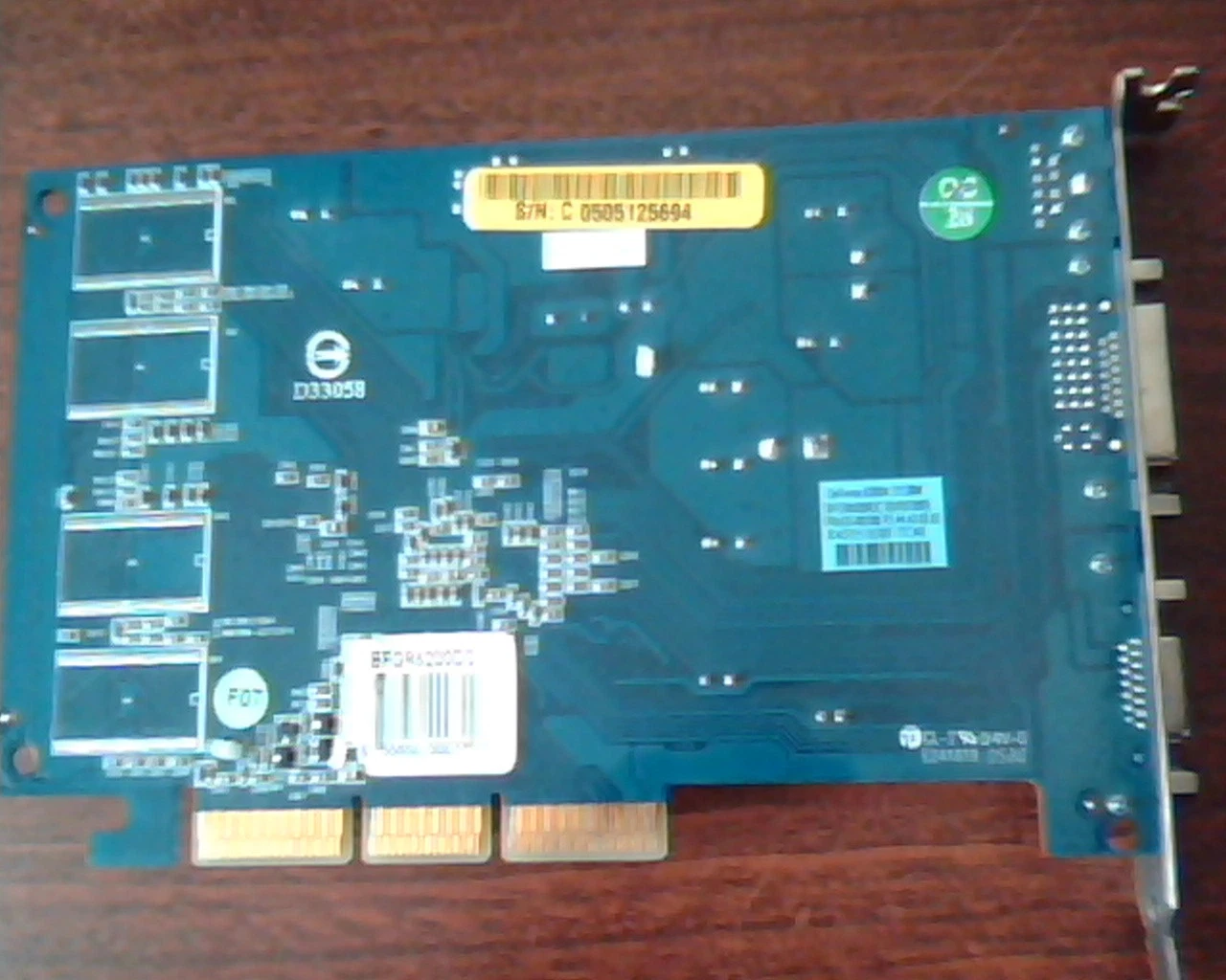 AGP card GeForce 6200A D128M BFGR6200OC DVI VGA TV - image 2