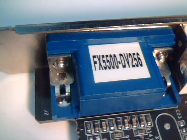 AGP card AOpen FX5500-DV256 FX5500 elixir 03915-1.4 DVI VGA TV 256MB ✅TESTED - image 4