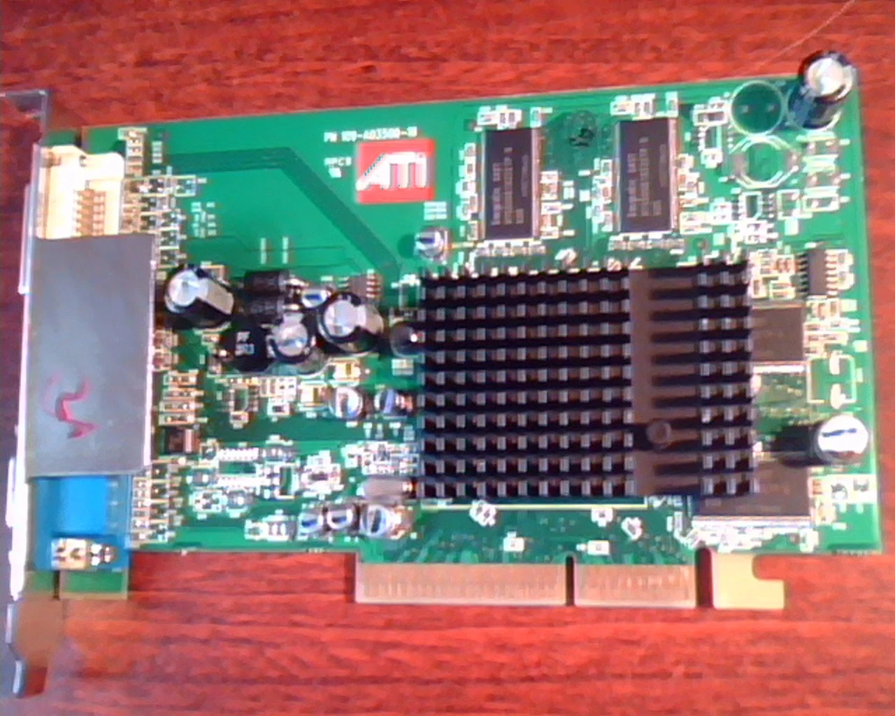 AGP card ATI 109-A03500-10 Radeon 9550XL 256MB 102A0352313 DVI VGA AV