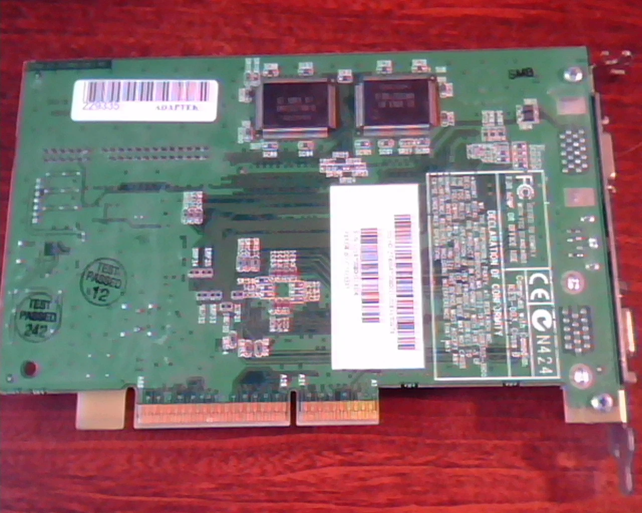 AGP card ATI 109-47200-00 AMC Rage LT Pro VGA TV LCD 1024200400 LTP328 - image 5