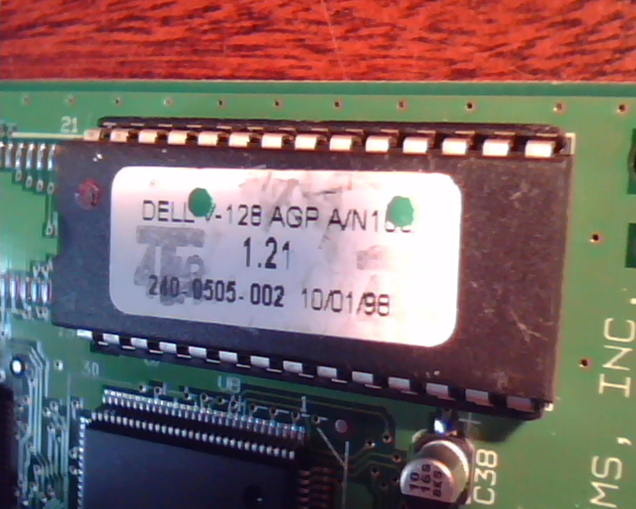 AGP card STB Systems Dell V-128 A/N100 1.21 Rev A 0003881D 210-0326-001 VGA - image 2