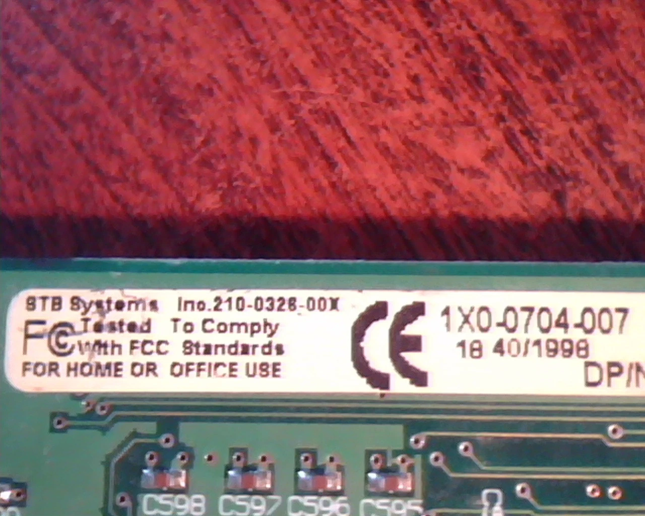 AGP card STB Systems Dell V-128 A/N100 1.21 Rev A 0003881D 210-0326-001 VGA - image 6