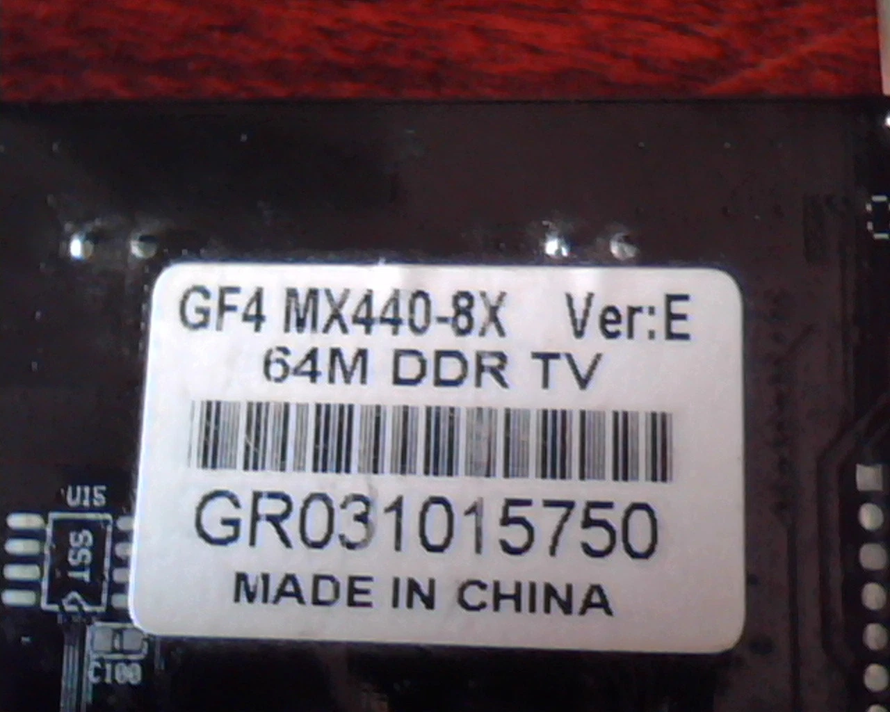 AGP card GF4 MX440-8X 64M DDR TV Ver E GeForce VGA - image 3