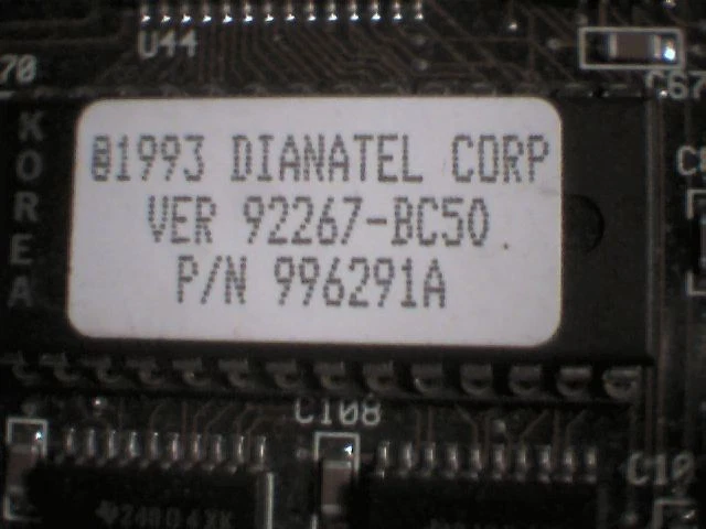 Dianatel 996-301 RevA 1993 Full-Length 8-Bit ISA Card Telephony Smart Bridge - image 5