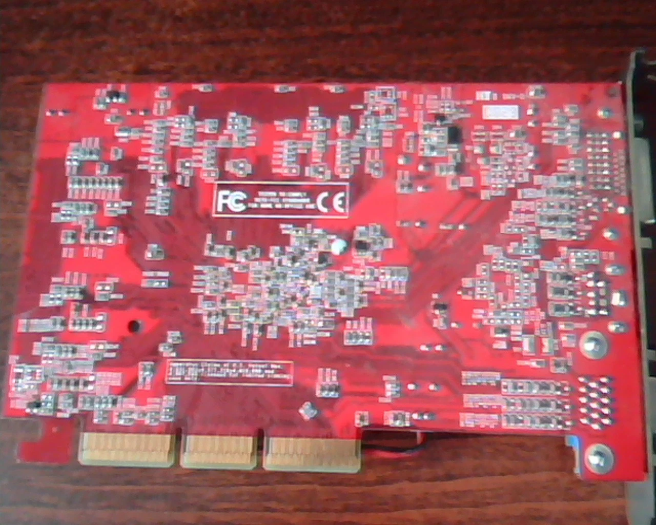 AGP card NVIDIA GeForce FX5500 FX 5500 BIOS N34B 256M DVI VGA TV-out - image 3