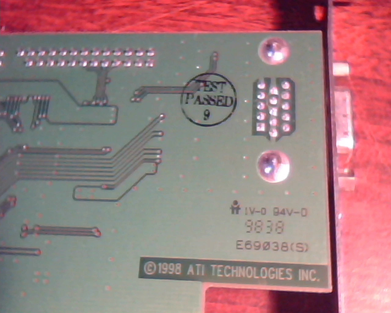 AGP card ATI 109-52800-00 Rage IIC 2c N424 1025280600530401I/O Ver 2.0 - image 5