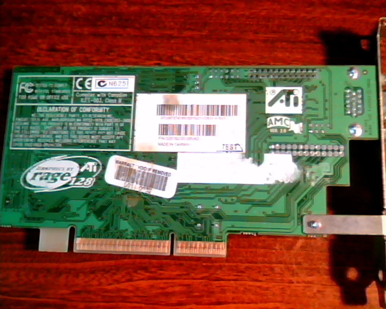 AGP card ATI 109-51800-01 Rage 128 R128 Ver 2.0 N625 1025182100 - image 6