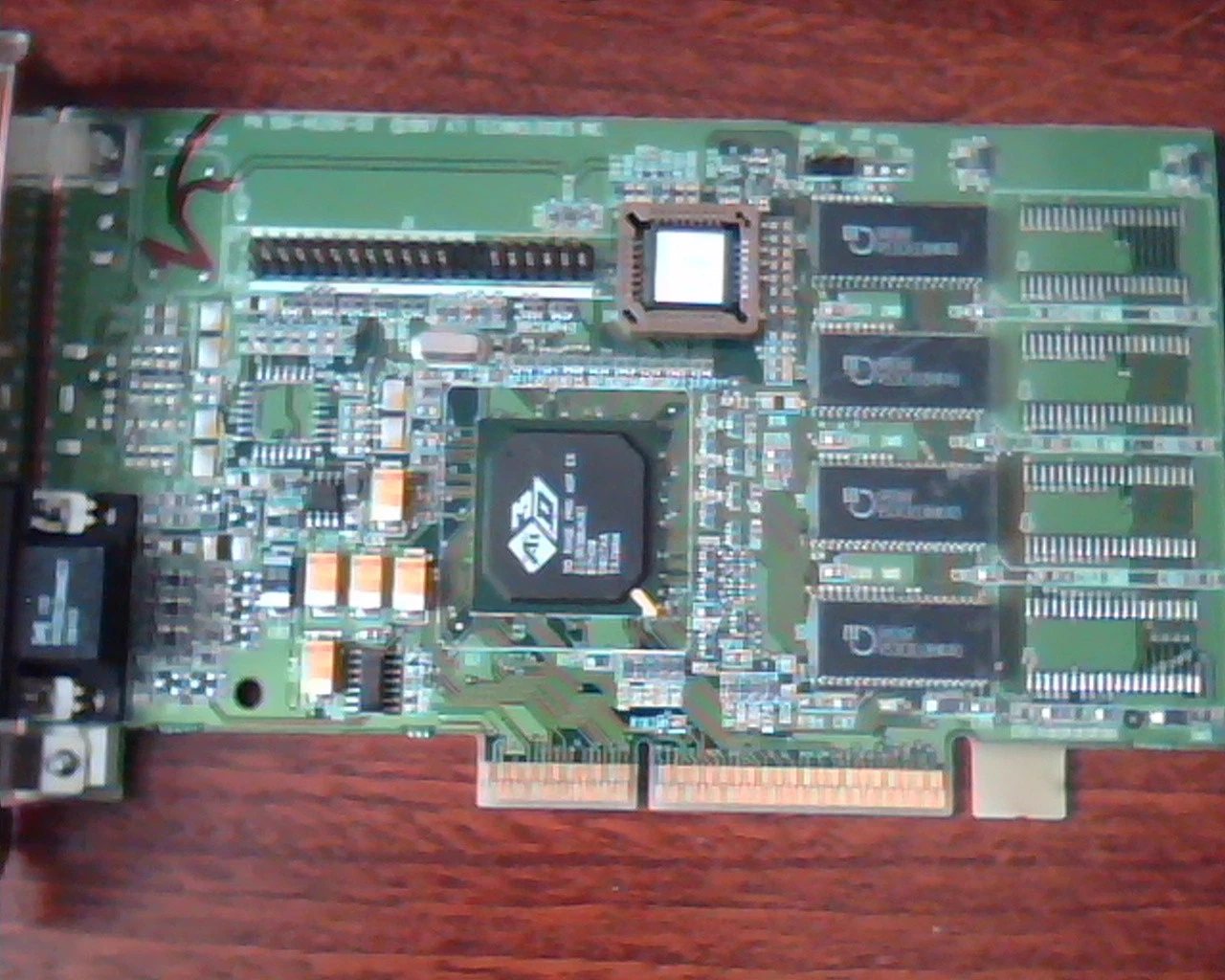 AGP card ATI 109-46200-00 Rage Pro 3D 2X 46204 A008-VCRAGEAIP4XL VGA I/O