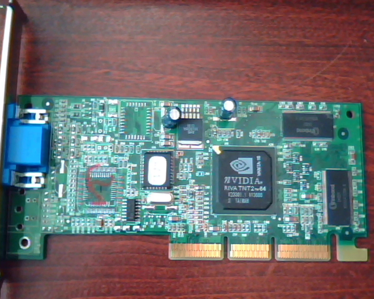 AGP card NVIDIA TNT2 RIVA 64 180-P0026-0000-B 25P4058 VGA VANTA-16