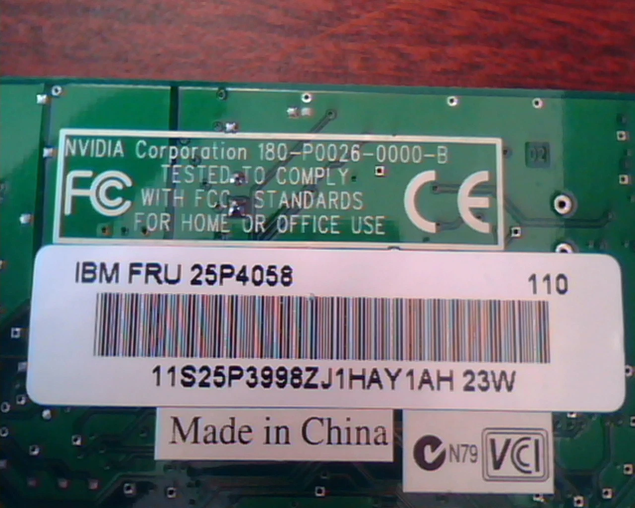 AGP card NVIDIA TNT2 RIVA 64 180-P0026-0000-B 25P4058 VGA VANTA-16 - image 3