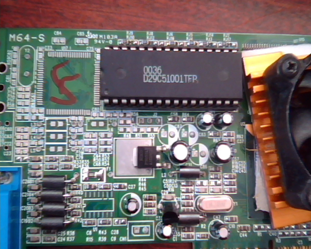 AGP card NVIDIA TNT2 32M M64-S 0036 VGA M103A - image 2