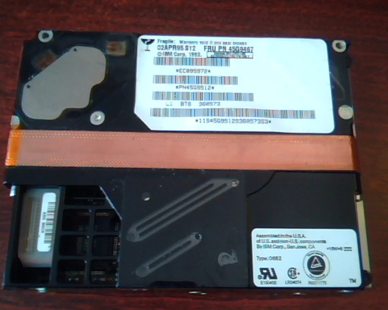 Hard Drive Disk IBM 45G9467 Type 0662 EC895972 L1 BT6 360573WDC ESP1051917