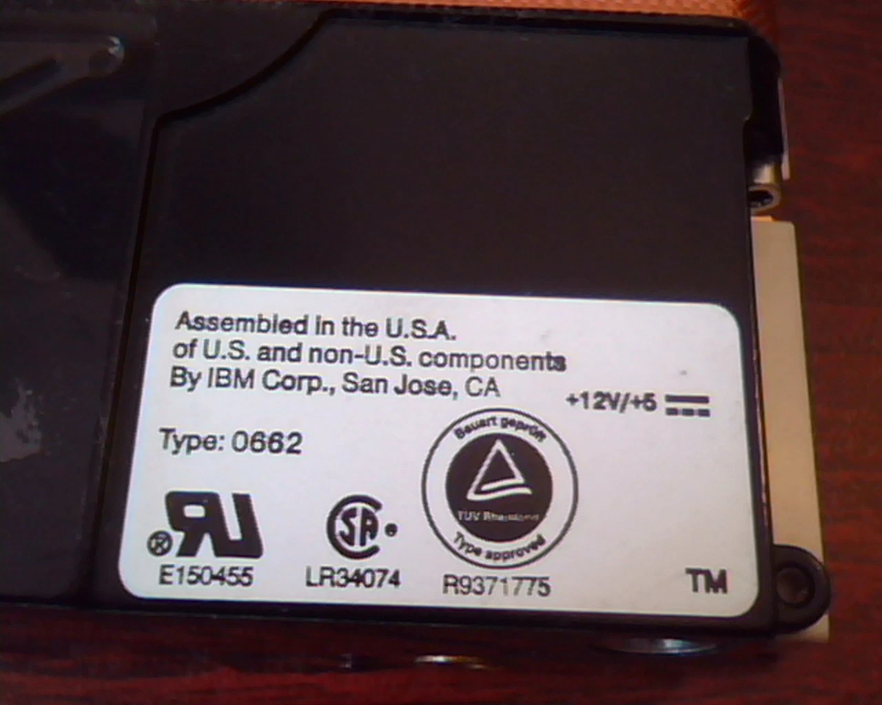 Hard Drive Disk IBM 45G9467 Type 0662 EC895972 L1 BT6 360573WDC ESP1051917 - image 3