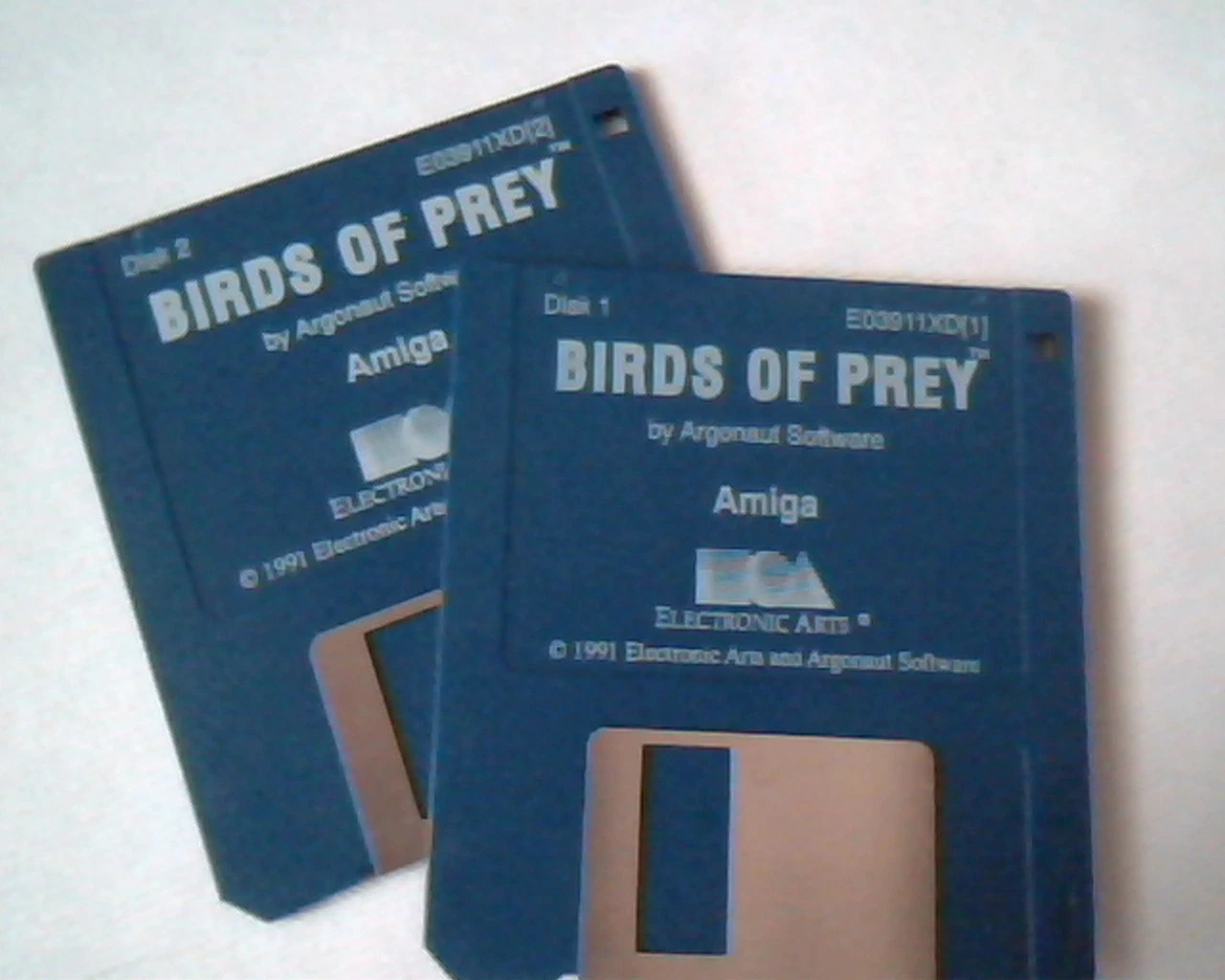 Floppy Disk Birds of Prey by Argonaut Amiga Electronic Arts E03911XD