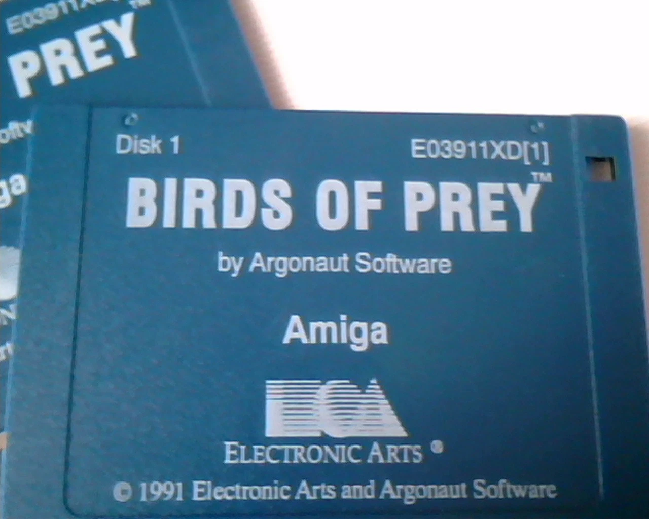 Floppy Disk Birds of Prey by Argonaut Amiga Electronic Arts E03911XD - image 2