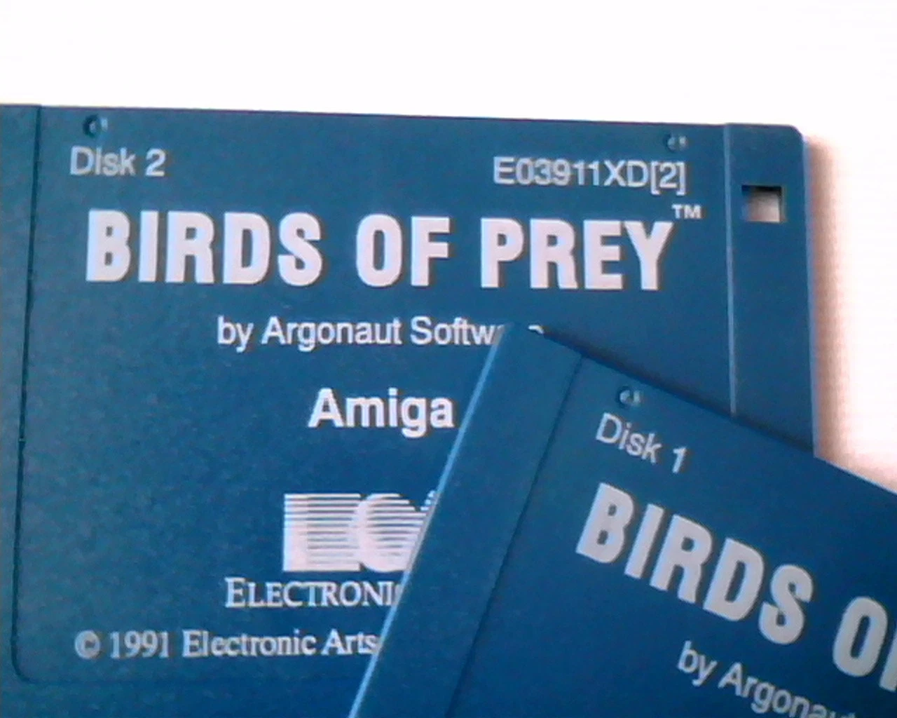 Floppy Disk Birds of Prey by Argonaut Amiga Electronic Arts E03911XD - image 3