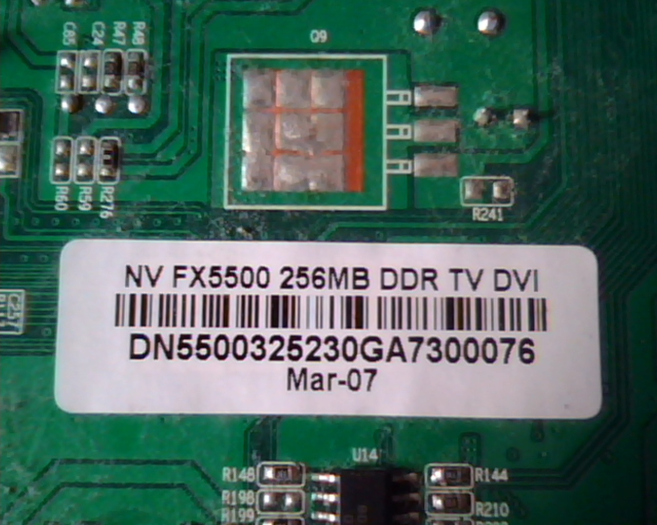 AGP card Nvidia MT-5205C NV FX5500 256MB DDR TV DVI VGA - image 3